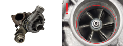 Турбонагнітач 9644384180 0375F9 2.0 HDI 16v Garrett Citroen C8 807 Peugeot