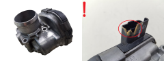 Повітряна заслінка Citroen Peugeot 9673534480 1.6 HDI Delphi 2607