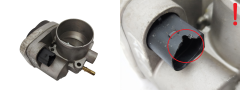 Повітряна заслінка Renault 8200171134 8200190230 1.6 16V 2