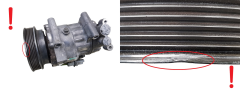 Компресор кондиціонера 8200365787--A SD6V12 1452 Sanden Renault Nissan 1000