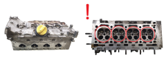 Головка блоку циліндрів 1640 7701475605 2.0 16v Turbo F4R776 Renault