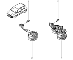 Ріг Оригінал Renault Clio II 8200871430