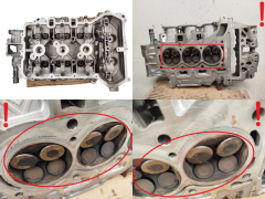 Головка блоку циліндрів Citroen Peugeot 9671871510 1608519180 1.2 VTI 2