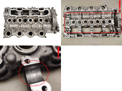 Головка блоку циліндрів Ford PSA Volvo 9655911480 9644994680 1.6 16V TDCI G8DB 18