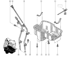 Міра оливи Оригінал Renault Kangoo Scenic 1.6 16V 7700273314