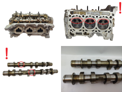 Головка блоку циліндрів 1642R1 110417920R 0.9 TCE H4B Dacia Renault 63