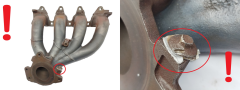 Випускний колектор 8200137449 138083 Renault 1.8 2.0 16v 1083