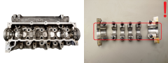 Головка блоку циліндрів Renault 2968F2 110415795R 7701477400 1.5 DCI Siemens