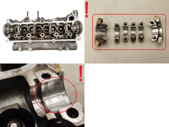 Головка блоку циліндрів Renault Nissan 7760 F2 7701473181 1.5 DCI