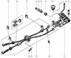 Посилання на перемикач передач Оригінал Renault Safrane 7701466936