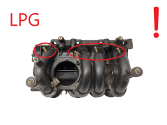 Всмоктувальний колектор LPG 8200966437 7700273860 Renault 1.4 1.6