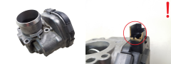 Повітряна заслінка Citroen Peugeot 9673534480 1.6 HDI Delphi 2686