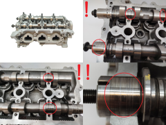 Головка блоку циліндрів 1642R-8 110419670R 0.9 TCE H4B Dacia Renault S81