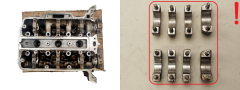 Головка блоку циліндрів Opel 90400233 1.0 12V Z10XE