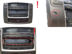 Панель керування Radio A/C Lexus IS 758950