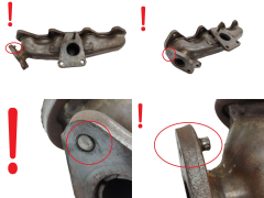 Випускний колектор 8200460501 8200869194 2.0 dCi Renault Opel Nissan 1176