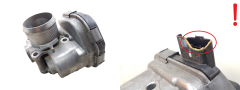 Повітряна заслінка Citroen Peugeot 9673534480 1.6 HDI Delphi 2522