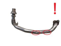 Egr труба 161836 9652264880 2.0 HDI Citroen C5 Peugeot 407