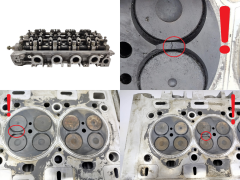 Головка блоку циліндрів 8200005876 7701476952 Renault 2.2 dci 2.5 dci S8