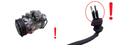 Компресор кондиціонера 6Q0820803G Denso 6SEU12C 447180-3205 VW AG