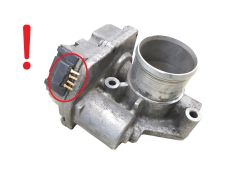 Повітряна заслінка 7701062300 A2C53107575 Renault 1.9 2.5 DCI 1033