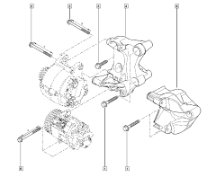 Монтажний кронштейн Оригінал Trafic III Vivaro NV300 Talento 117105508R