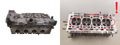 Головка блоку циліндрів 1640 7701475605 2.0 16v Turbo F4R760 Renault