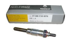 Свічка розжарювання Новий оригінал 7700733076 Renault Citroen Peugeot