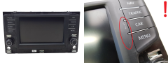 Радіодисплей Navi Volkswagen 3G0919605D A2C93427300 ABT Std2 Nav