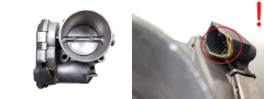 Повітряна заслінка Alfa Romeo Iveco Opel 0280750073 Bosch 2525
