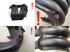Всмоктувальний колектор 9638425180 9631980380 0361J3 Citroen Peugeot 1.1 1.4