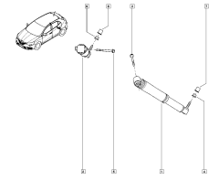 Амортизатор Задня частина Оригінал Renault Scenic IV 562101385R