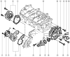 Заглушка термостата Оригінал Renault Megane Scenic 2 1.4 8200489586