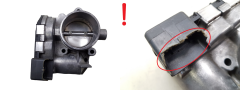 Повітряна заслінка Citroen Peugeot 0280750085 1635Q9 1.6 Bosch 1957