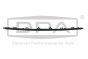 Накладка на бампер 2GM853240 88531818002 VW T-Cross DPA