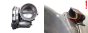 Повітряна заслінка Alfa Romeo Iveco Opel 0280750073 Bosch 2525