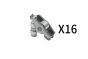 Штовхач клапана 030109423 036109411H B18205 VW Skoda Borsehung