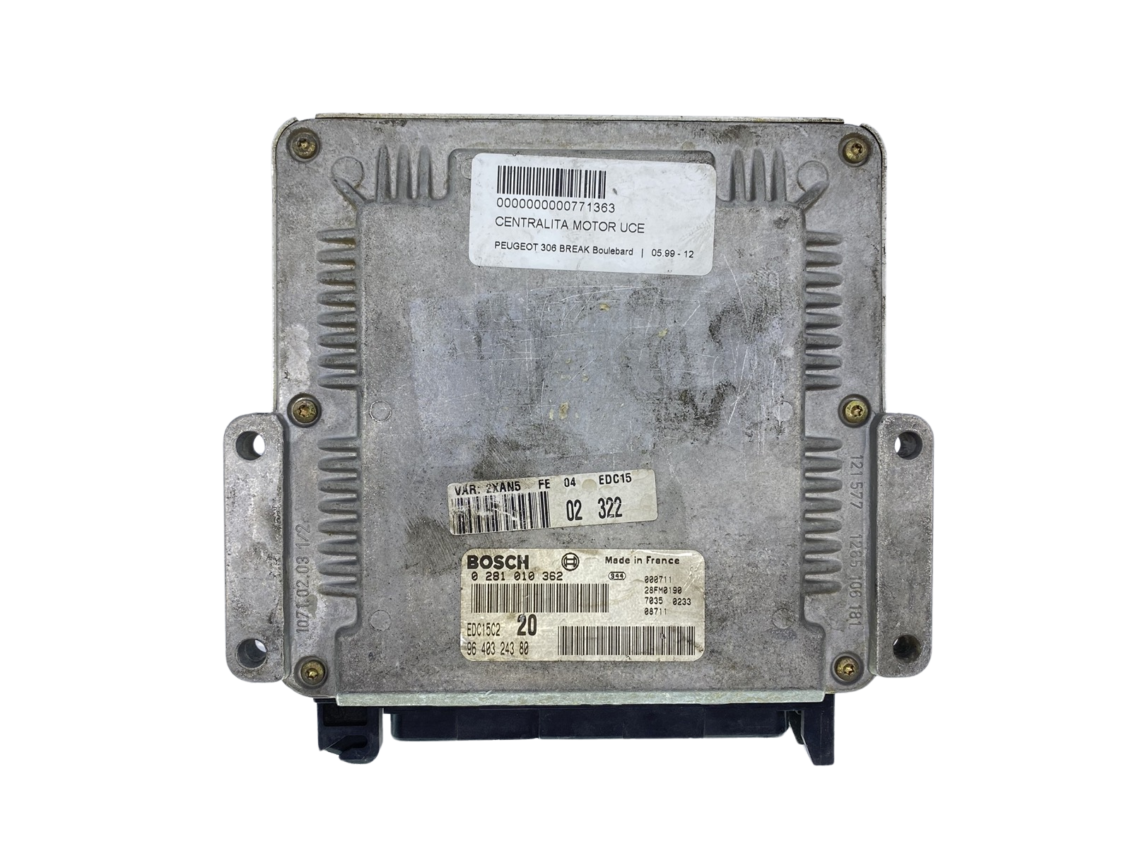 Водій 0281010362 9640324380 28FM0190 PSA Bosch 63999 main product photo