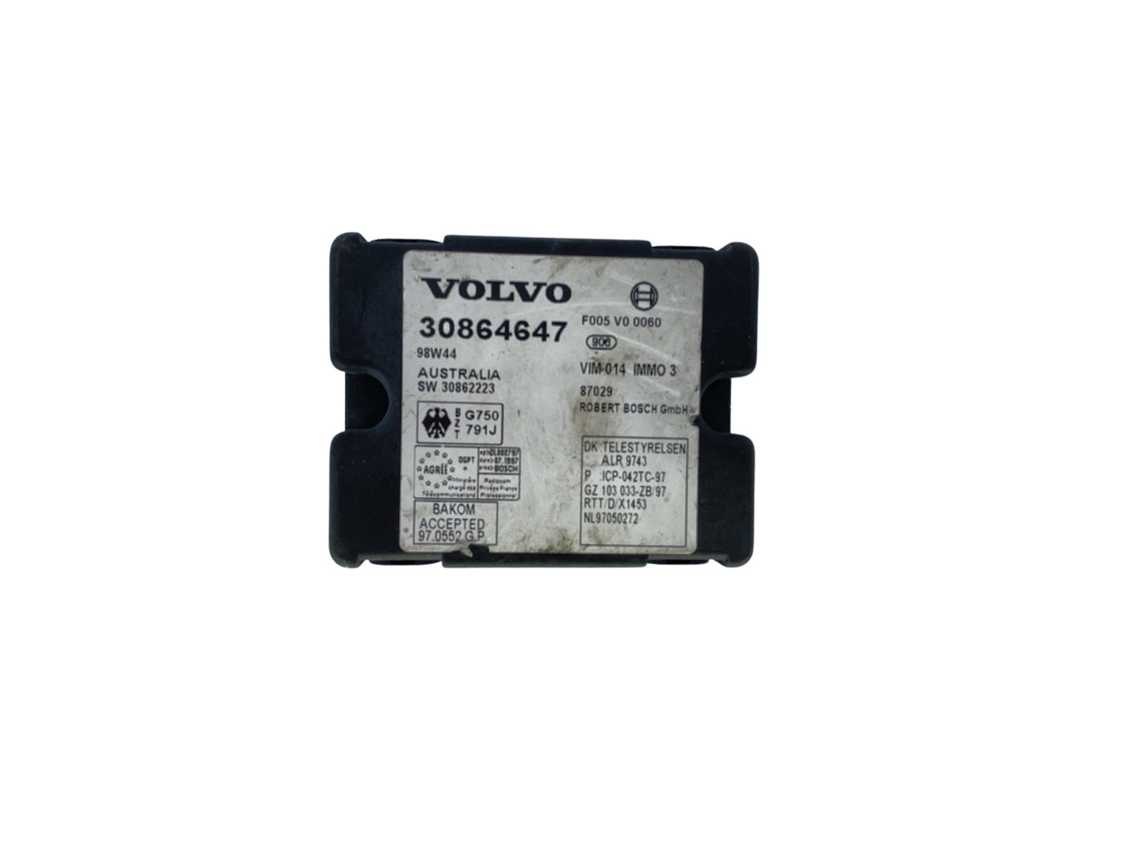 Водій 30864647 30862223 Volvo Bosch 58225 main product photo