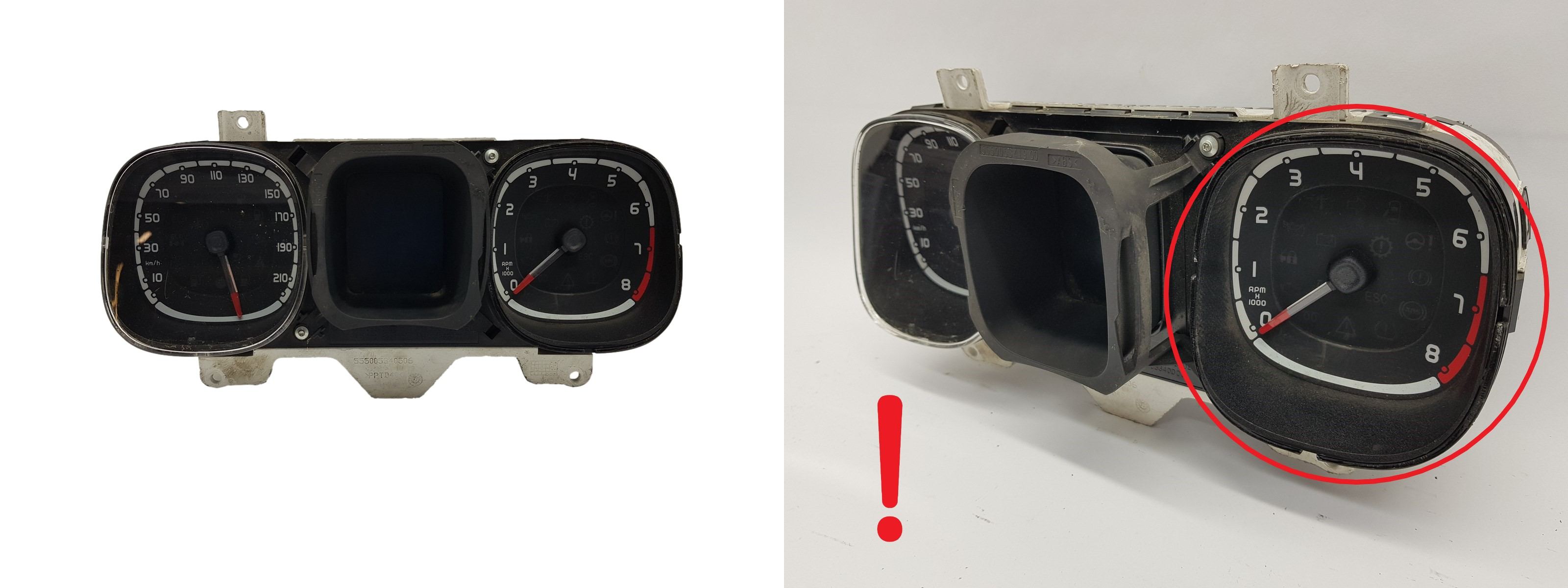 Лічильник Fiat Panda 0887766550 1836 main product photo