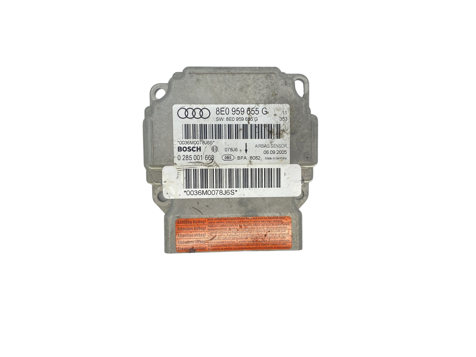 Модуль водія 8E0959655G 0285001668 Audi Bosch 58470 main product photo