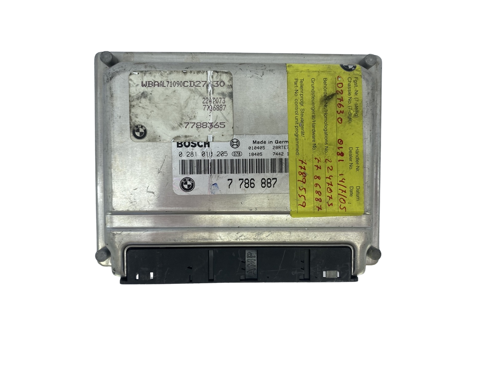 Водій BMW 7786887 0281010205 Bosch 52285 main product photo