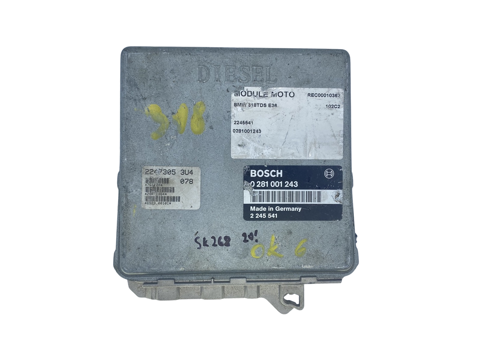 Водій BMW 2245541 0281001243 2247305 3U4 Bosch main product photo