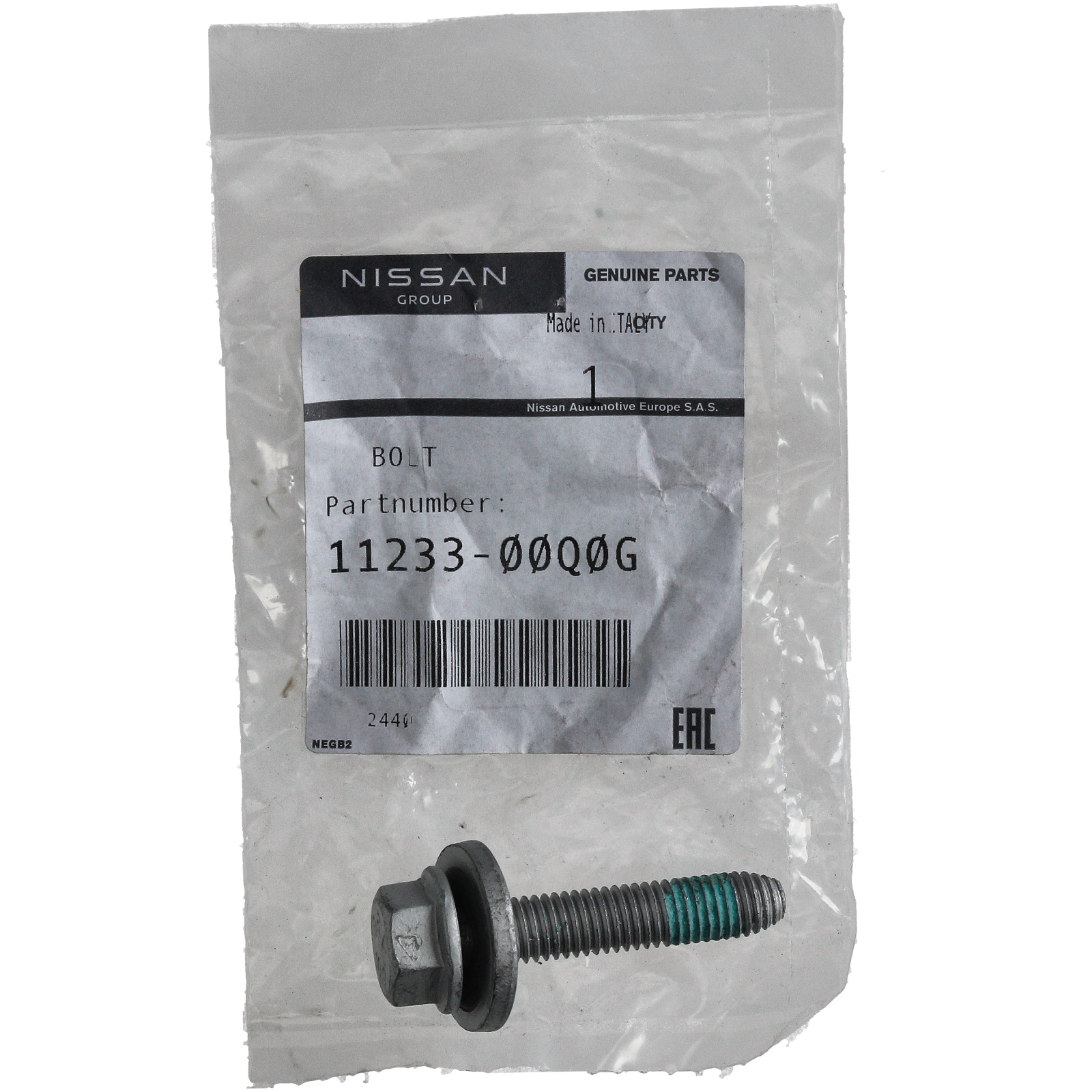 Гвинт Оригінал 7703602318 1123300Q0G Nissan Renault main product photo