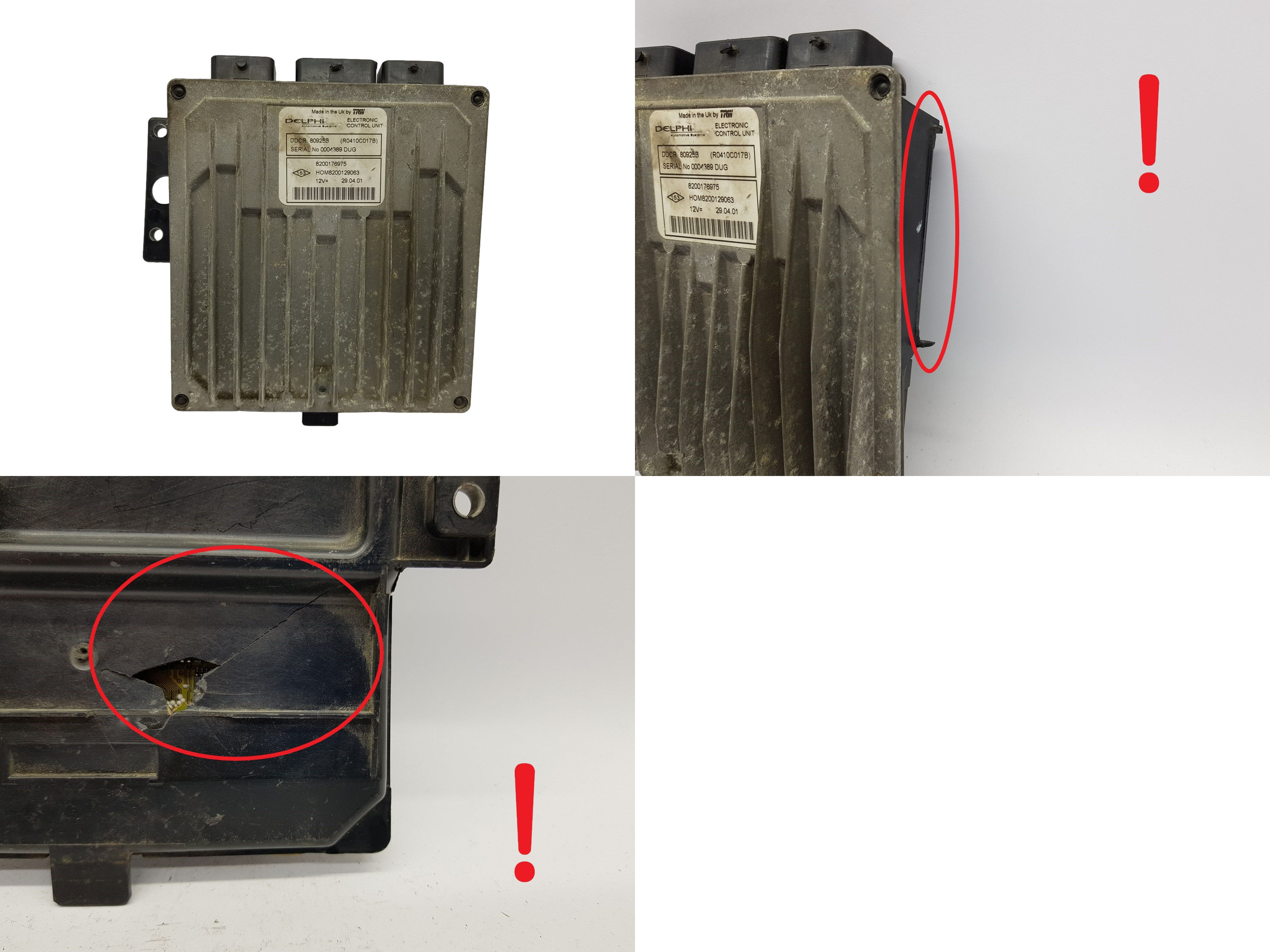 Водій 8200176975 8200129063 R0410C017B Renault Delphi 3857 main product photo