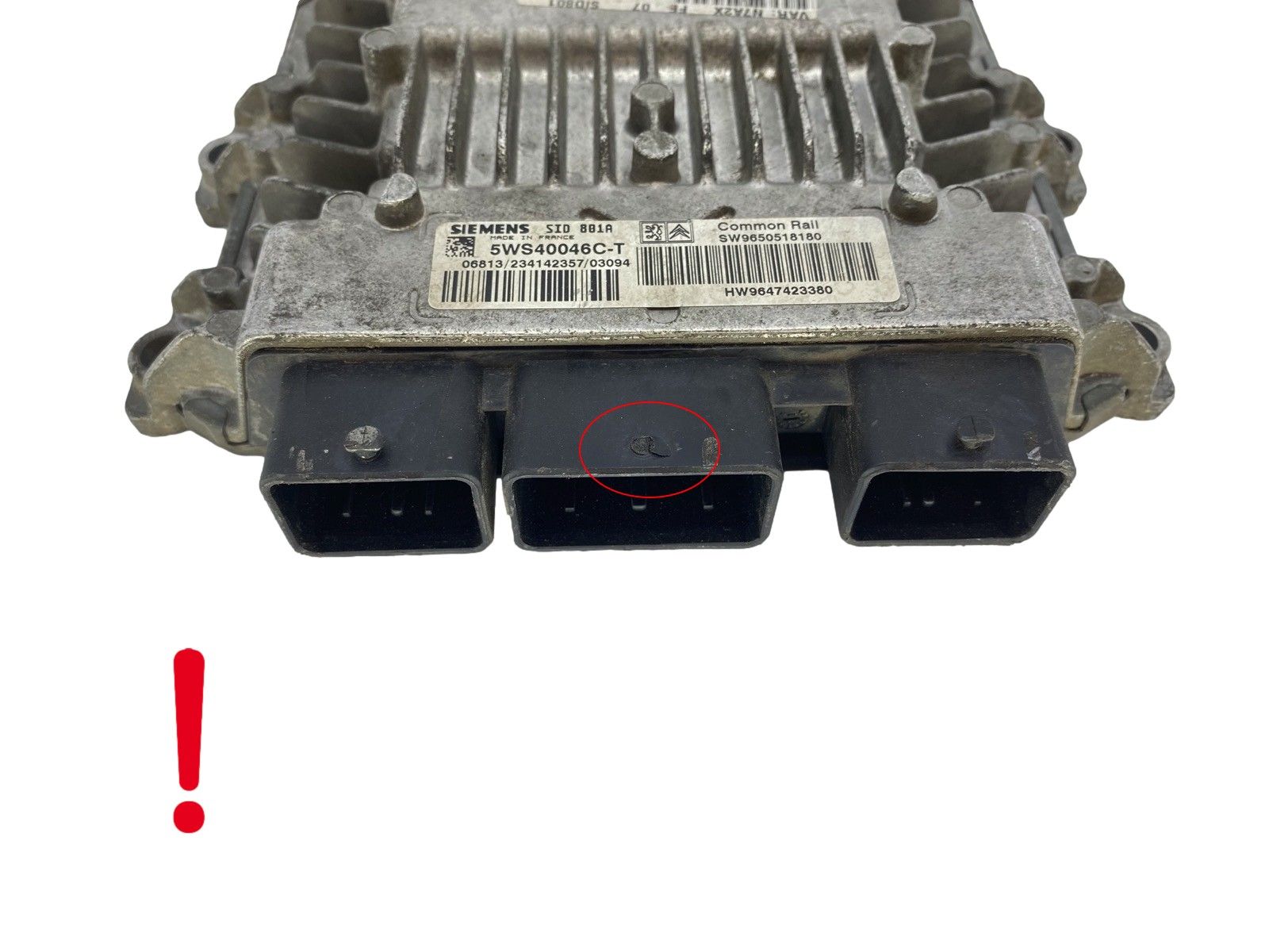 Водій 5WS40046C-T 9650518180 9647423380 PSA Siemens 60253 main product photo