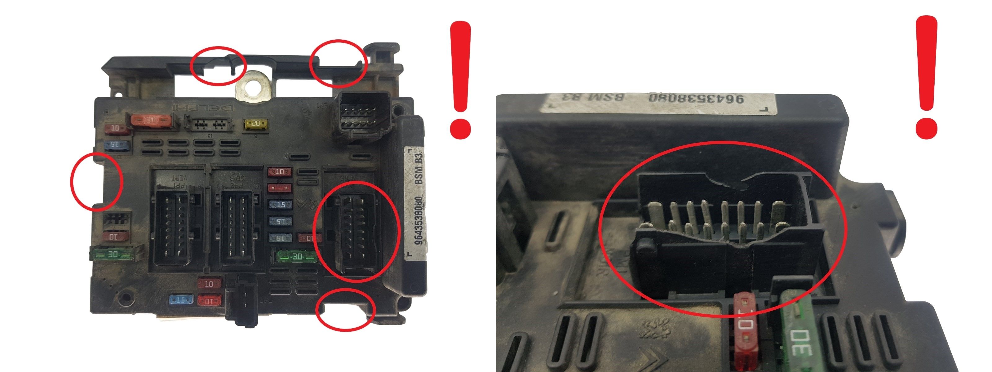 Водій BSM B3 9643538080 PSA Delphi 1851 main product photo